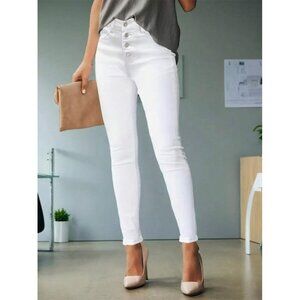 Womens White Denim Jeans Brand New
